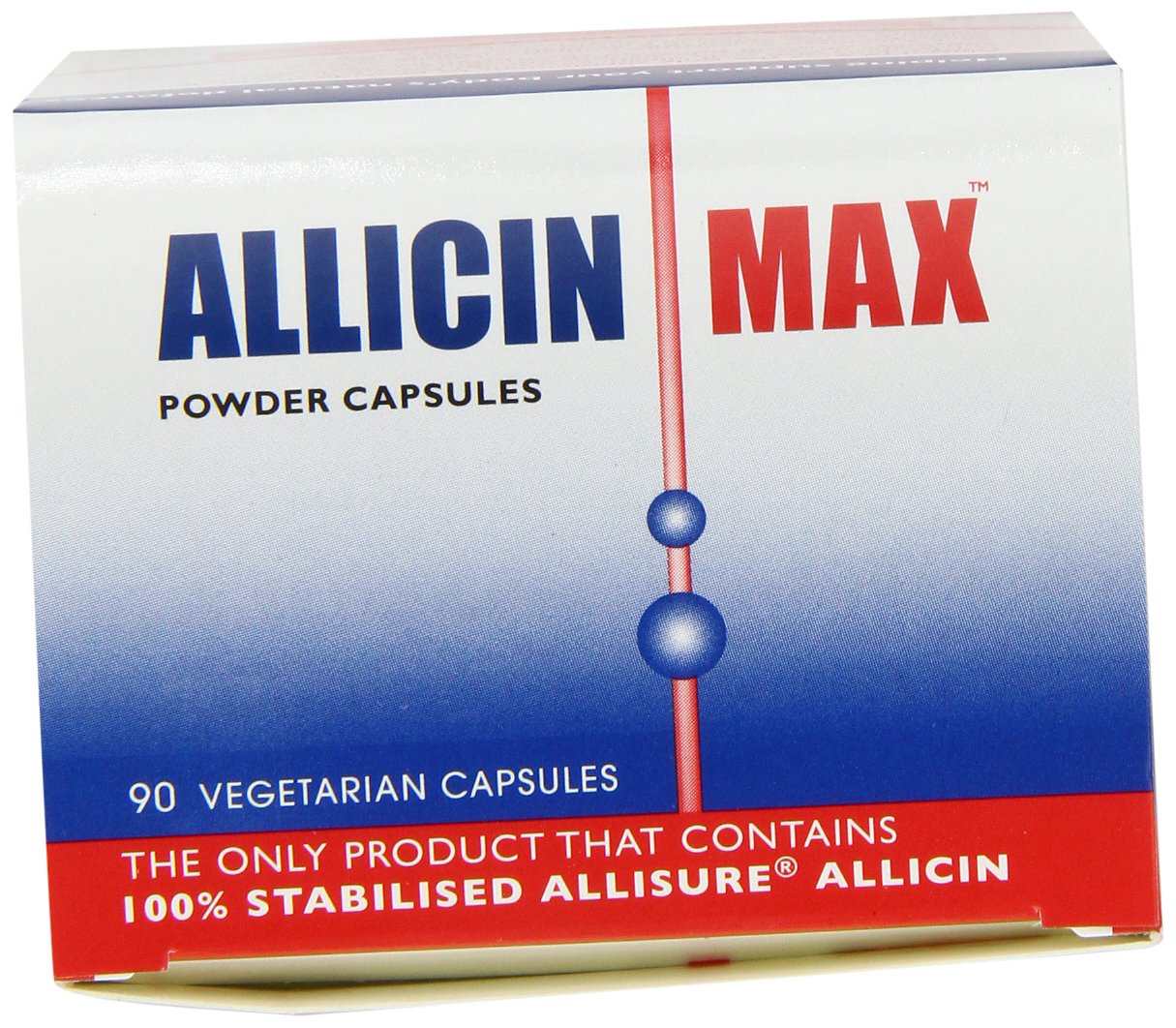 Allicin Max 100% Pure Allicin Supplement - 30 Vegetarian Capsules
