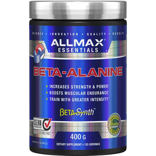 ALLMAX Nutrition Beta-Alanine Powder - 14.11 oz (400 g) - Muscle Endurance and Performance Booster
