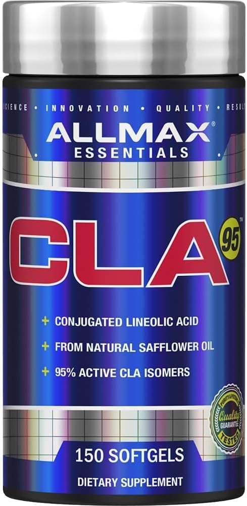 ALLMAX Nutrition CLA95 Softgels - 1,000 mg, 150 Count - Conjugated Linoleic Acid Supplement