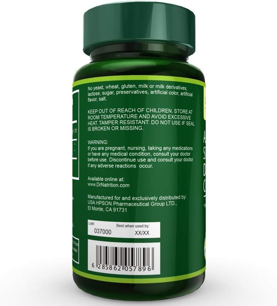 Aloe Vera Gel Extract Capsules with Soybean Fiber for Intestinal Cleanse - Improve Digestion & Constipation Relief - 80 Capsules