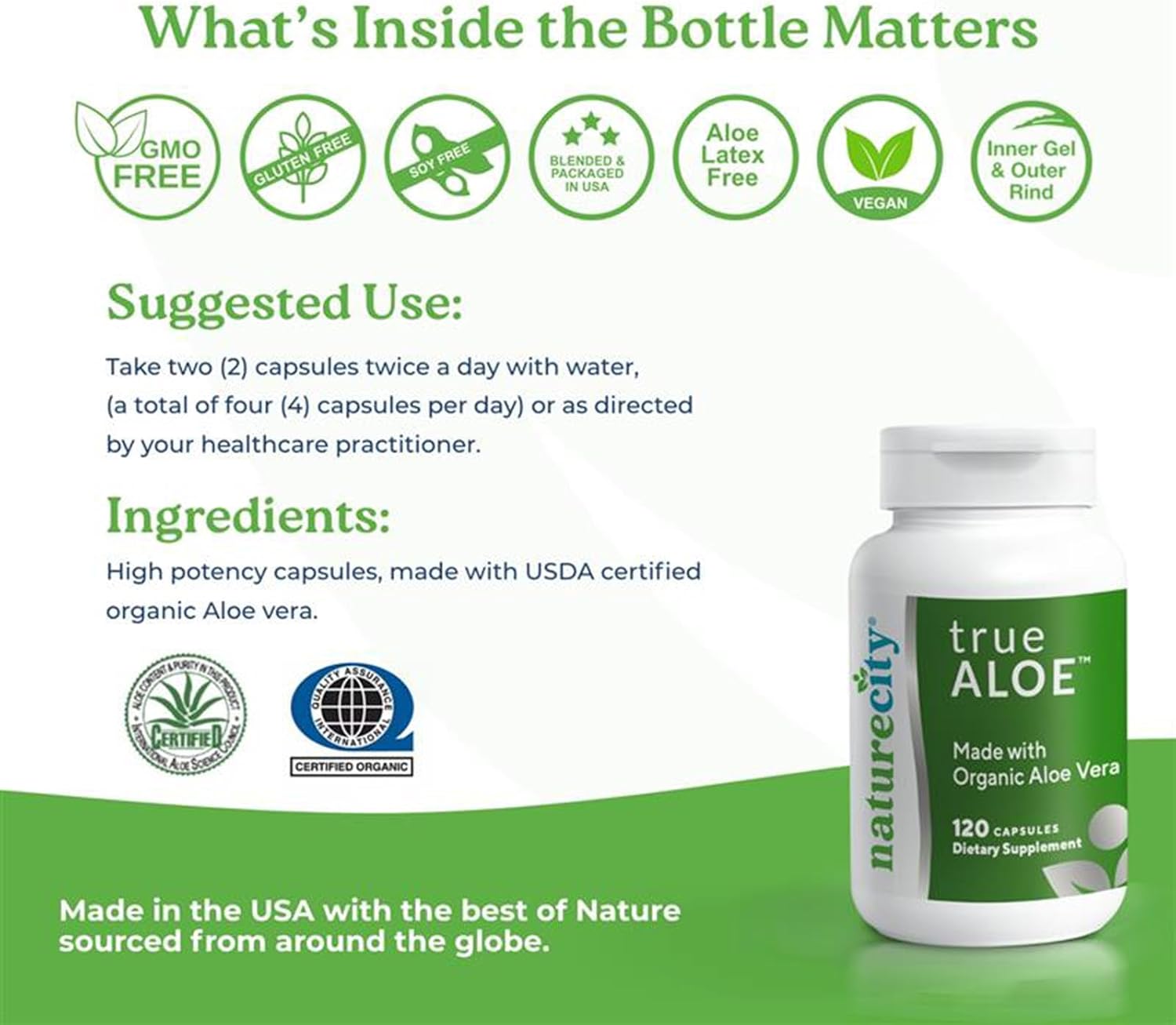 AloeCran and TrueAloe Bundle - Top Aloe Products from NatureCity