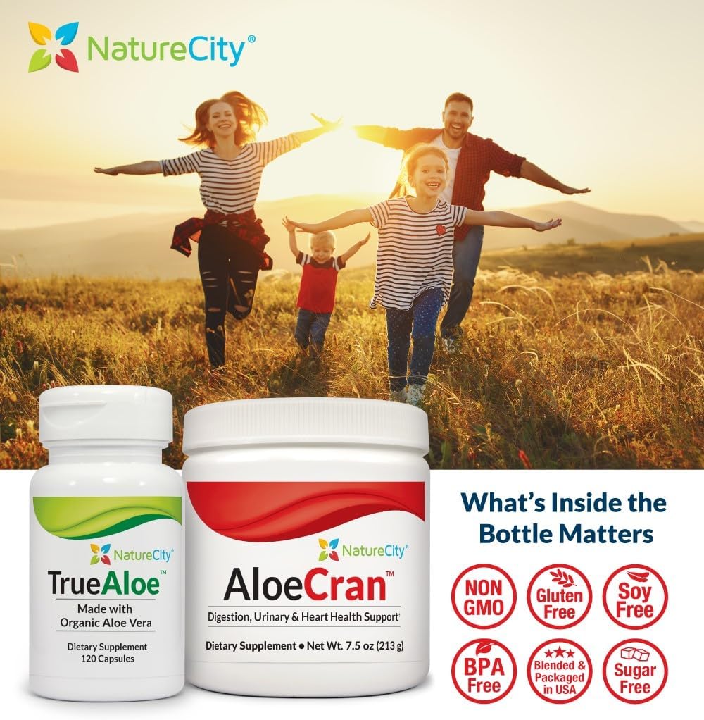 AloeCran and TrueAloe Bundle - Top Aloe Products from NatureCity