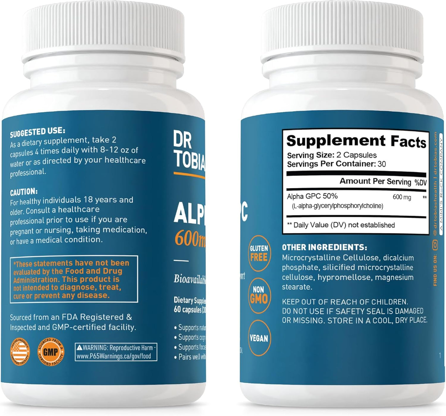 Alpha GPC & Joint Support Supplement - Boost Cognitive Function & Joint Health with Premium Ingredients