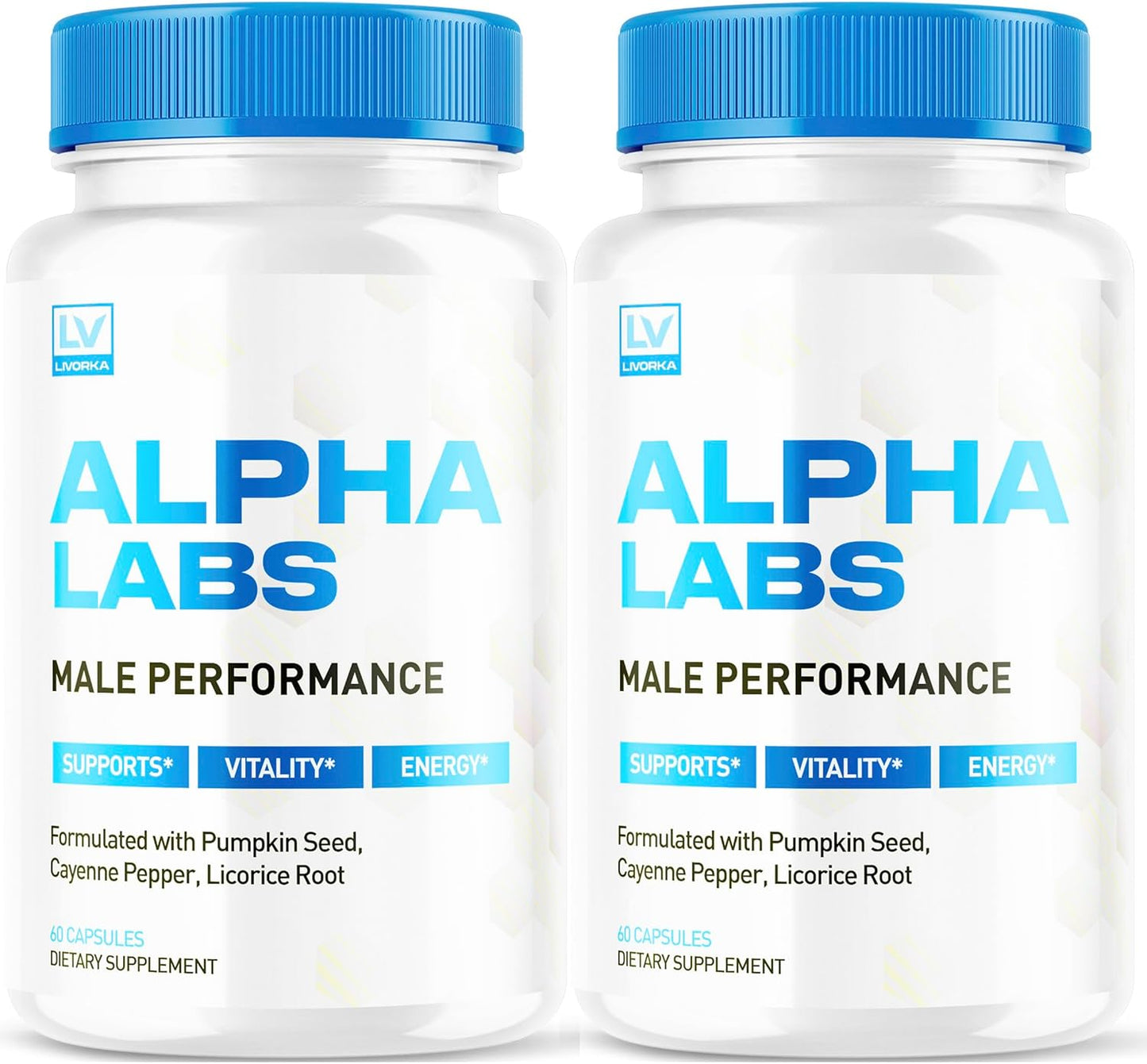 Alpha Labs Max Performance Capsules (2 Pack) - Advanced Formula for Strength and Endurance - 120 Capsules for 2 Months of Supply
