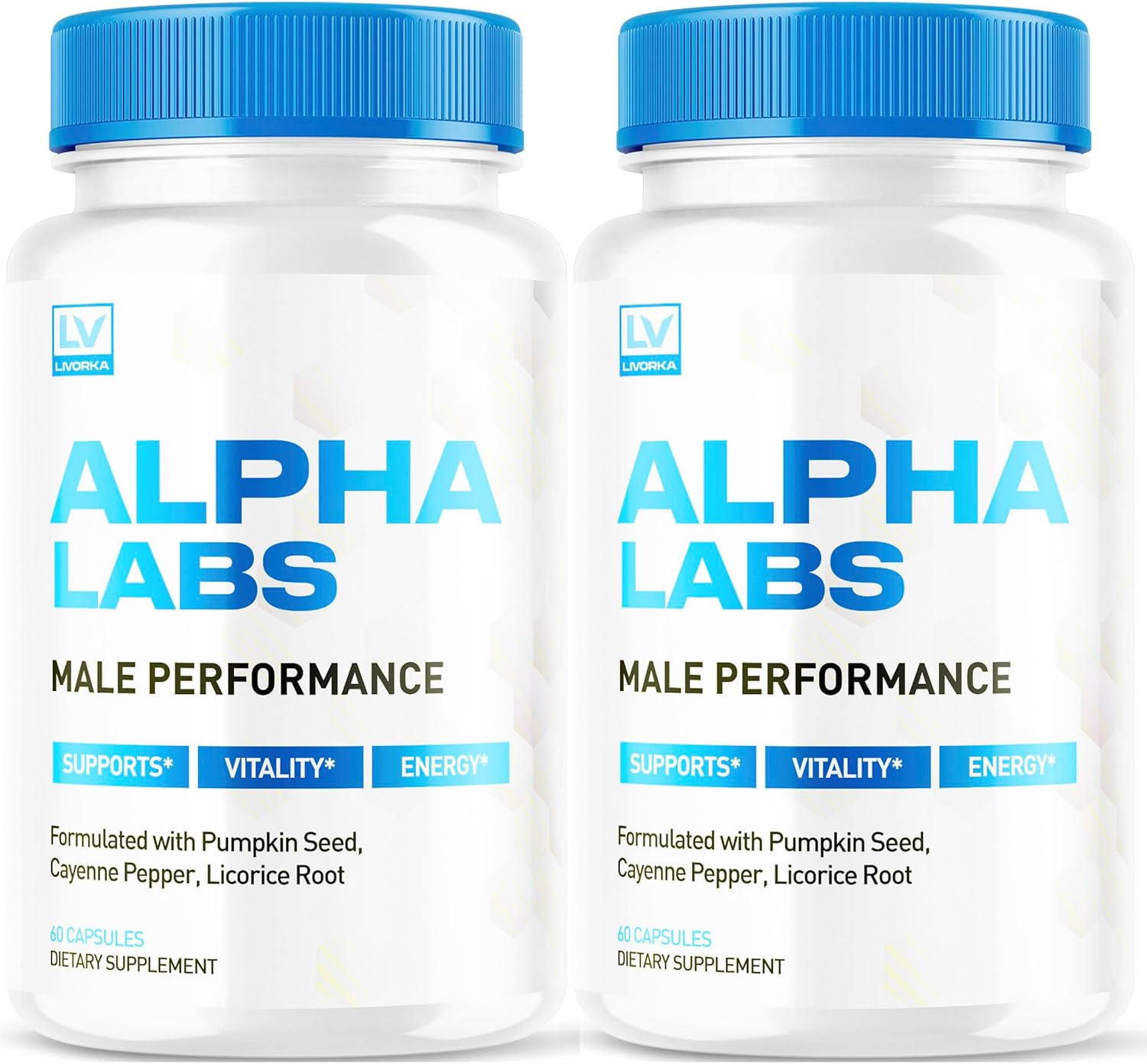 Alpha Labs Max Performance Capsules (2 Pack) - Advanced Formula for Strength and Endurance - 120 Capsules for 2 Months of Supply