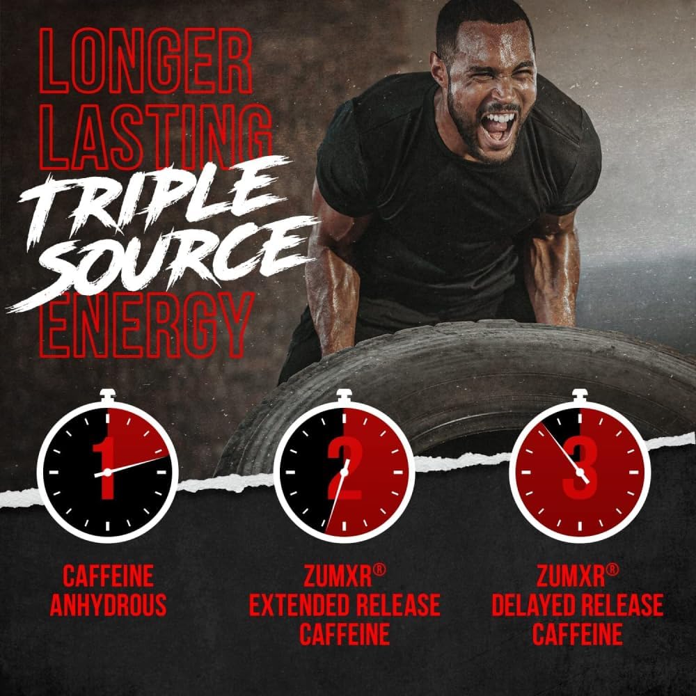 Alpha Lion Lion's Blood Flavor Pre Workout Powder with Beta Alanine, L-Taurine, Tri-Source Caffeine, Nitric Oxide, and Citrulline - 21 Servings