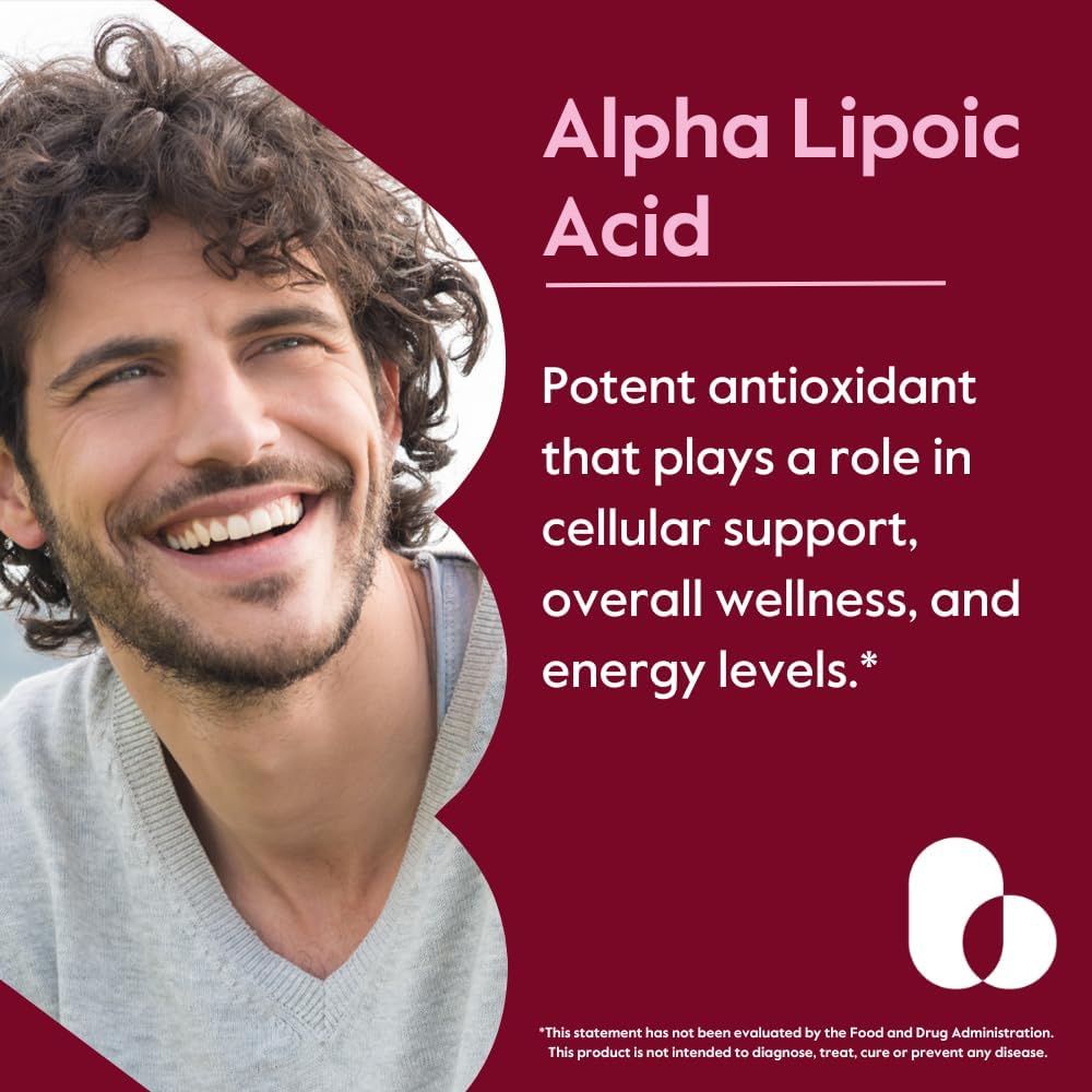 Alpha Lipoic Acid 600mg with Biotin for Enhanced Absorption - 240 Vegetarian Capsules - No Fillers or Stearates