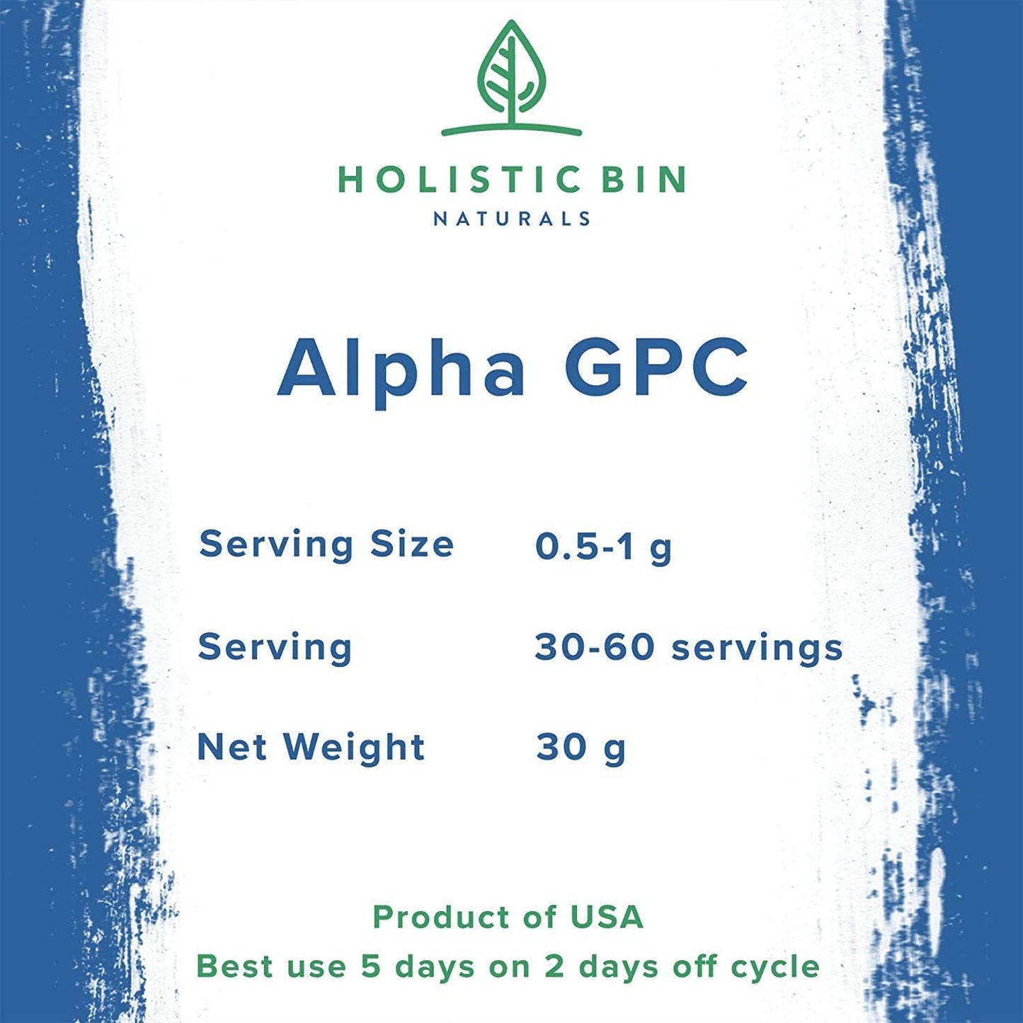 AlphaSize® GPC Powder: Holistic Bioavailable Choline Supplement for Memory & Endurance