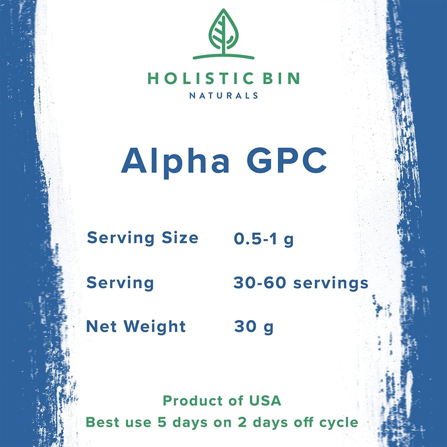 AlphaSize® GPC Powder: Holistic Bioavailable Choline Supplement for Memory & Endurance