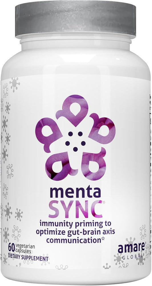 Amare Global MentaSync® Immune System Support Supplement with 60 Capsules for Gut-Brain Axis Communication