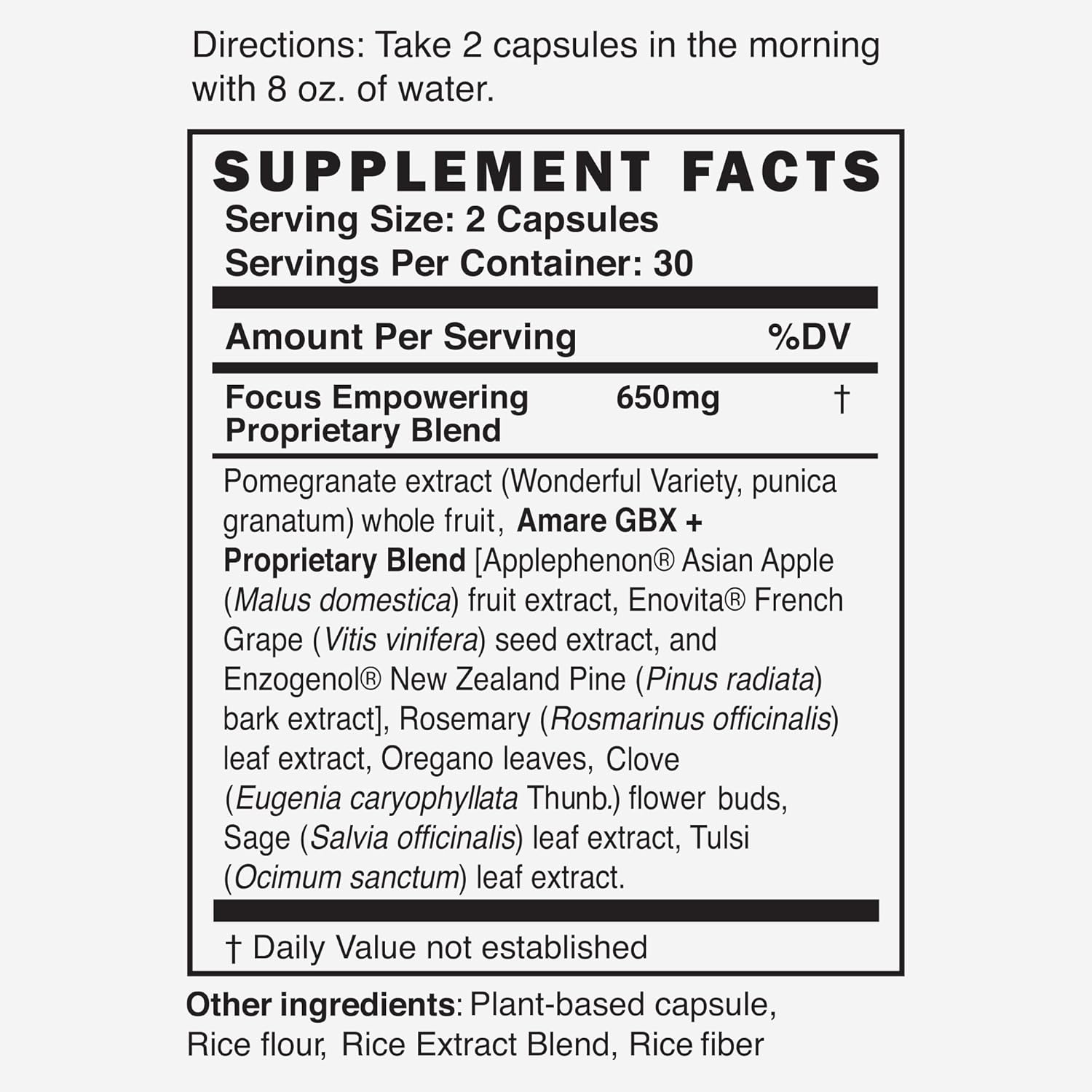 Amare Global MentaSync® Immune System Support Supplement with 60 Capsules for Gut-Brain Axis Communication