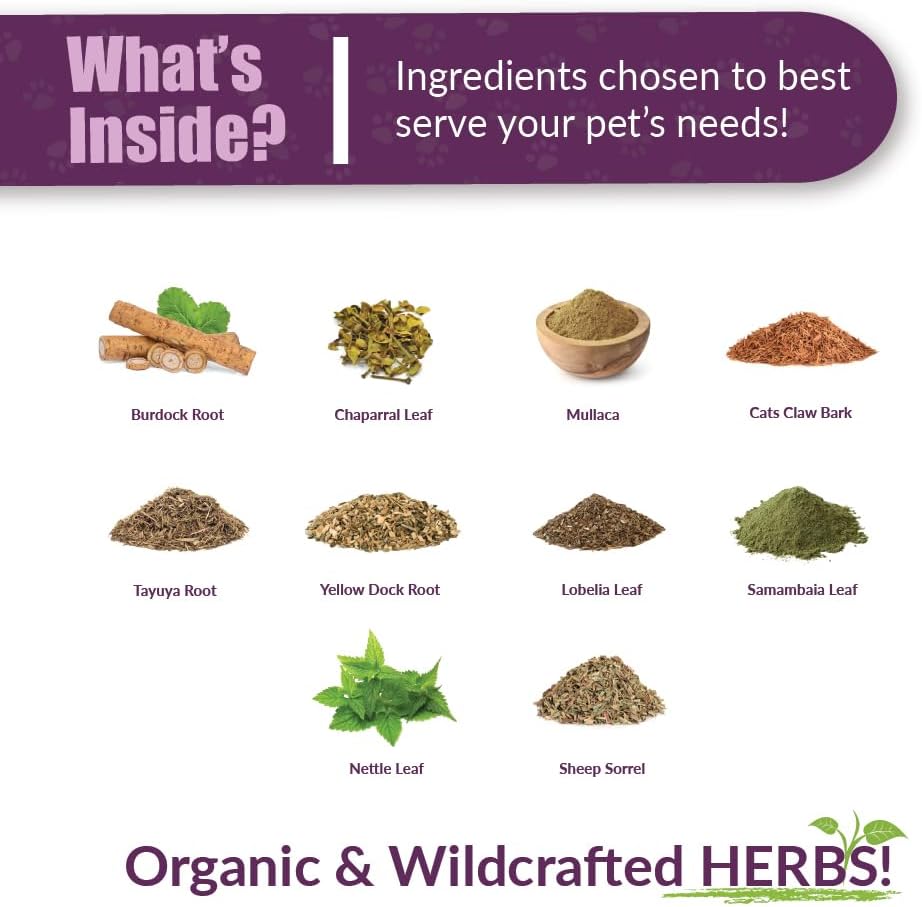 Amber NaturalZ Tumoxil Dog Skin Health Herbal Supplement | Supports Canine Skin & Metabolism | 1oz Glass Bottle | Made in USA