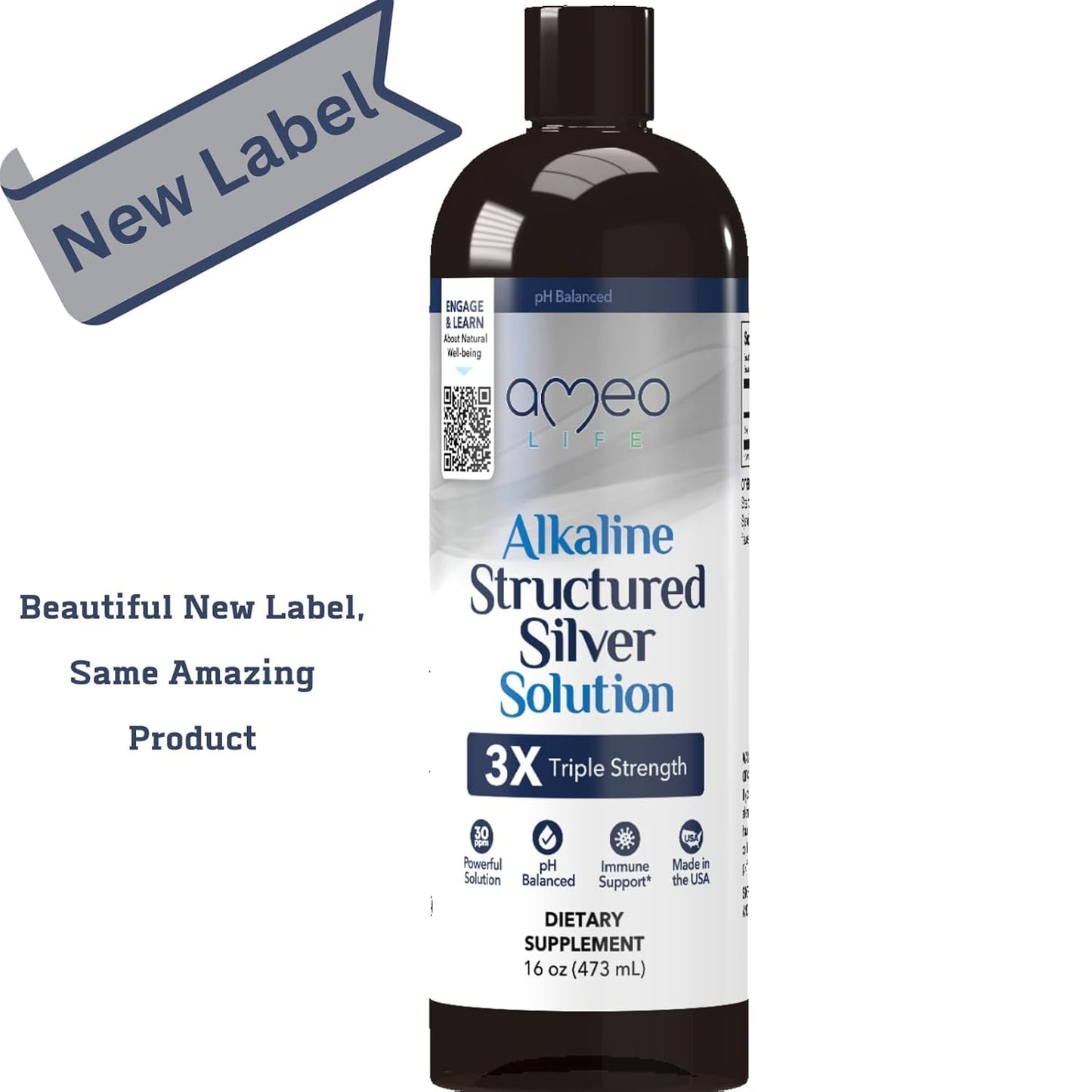 Ameo Life Colloidal Silver Gel and Liquid Set with Aloe Vera