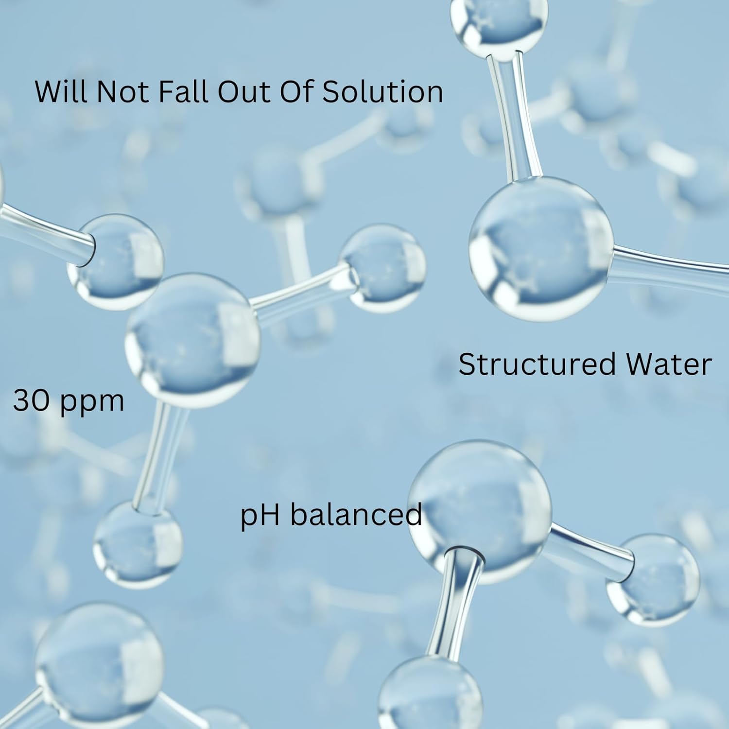 Ameo Life Structured Silver Water with 30ppm Colloidal Silver - pH Balanced Liquid for Daily Immune and Gut Support (4 oz)