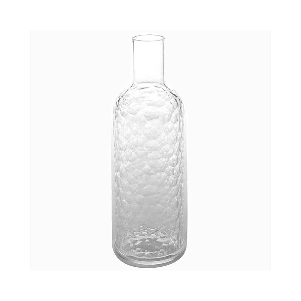 American Metalcraft WB34 Plastic Water Bottle with Diamond Design - 33 oz. Capacity - Clear - 3-1/2" Diameter - 11-1/4" Height