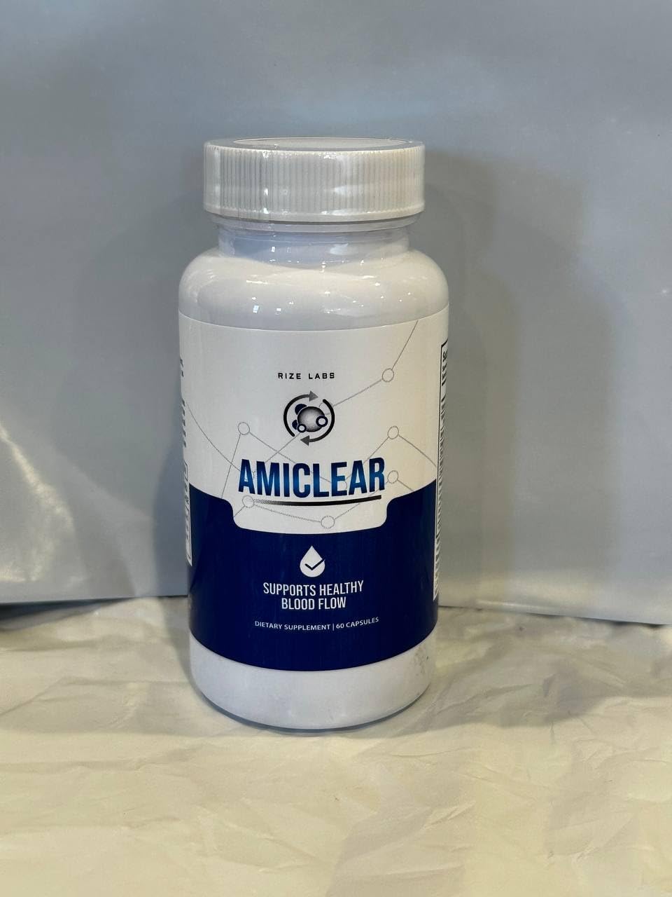 Amiclear Dietary Supplement Capsules - Promotes Healthy Blood Flow with Advanced Extra Strength Formula (120 Count)