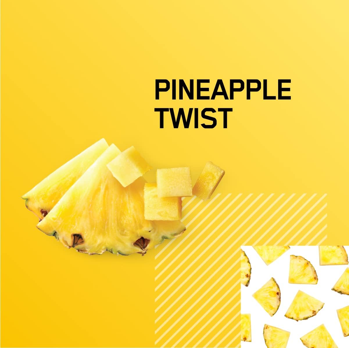 Amino Energy Powder with BCAA, Electrolytes, and Caffeine - Pineapple Twist Flavor - 30 Servings