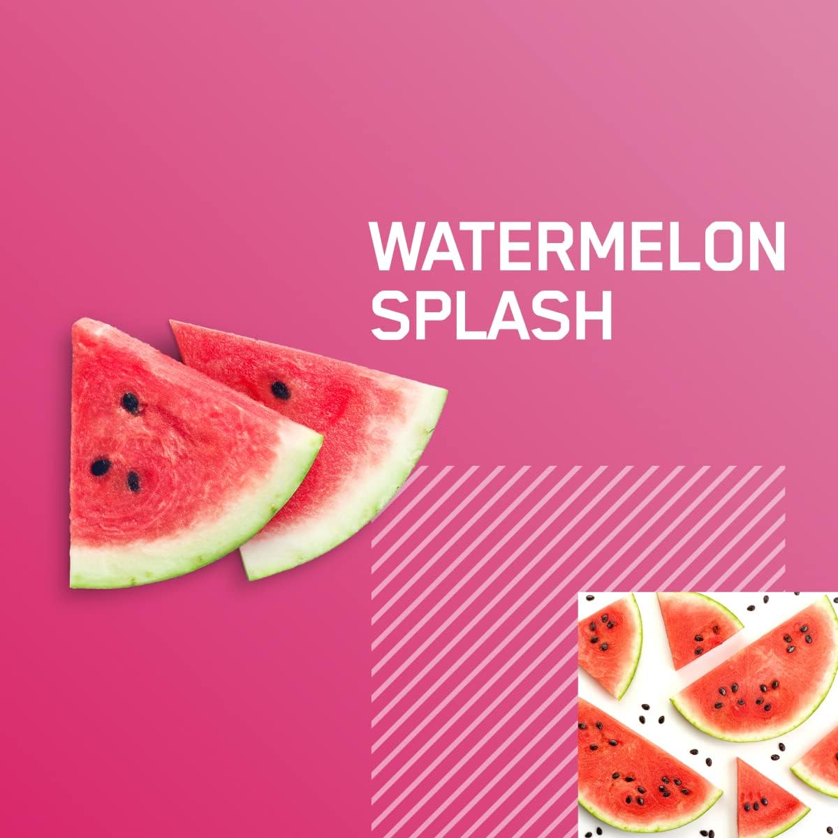 Amino Energy Powder with BCAA, Electrolytes, and Caffeine for Hydration - Watermelon Splash Flavor - 30 Servings