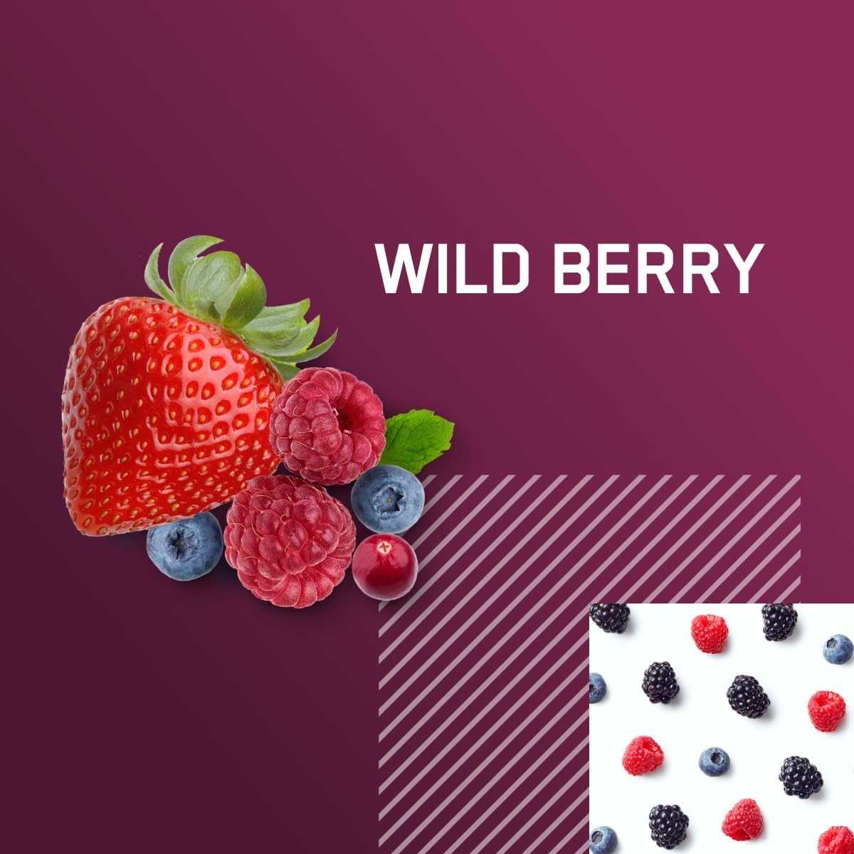 Amino Energy Pre Workout Powder with Green Tea, BCAA, Amino Acids, Keto Friendly - Wild Berry, 30 Servings