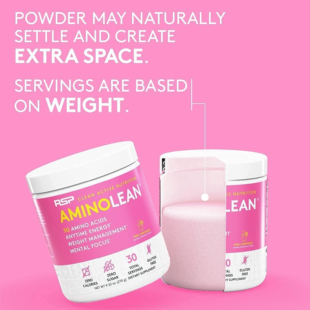 AminoLean Pre Workout Energy & Recovery Boost Bundle - Fruit Punch & Blood Orange (30 Servings)