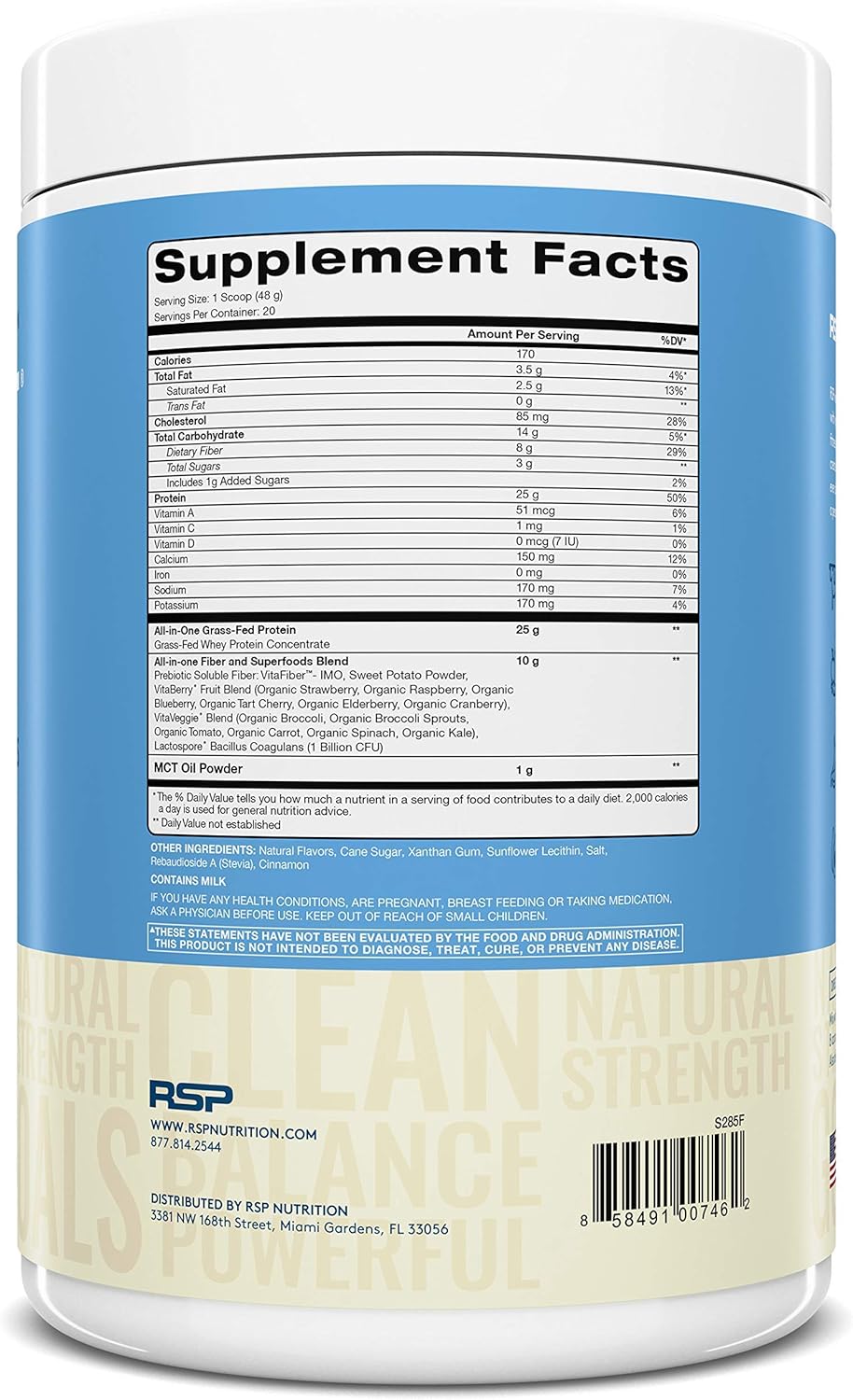 AminoLean Pre Workout Energy with TrueFit Protein Powder Bundle - Fruit Punch & Vanilla Flavor