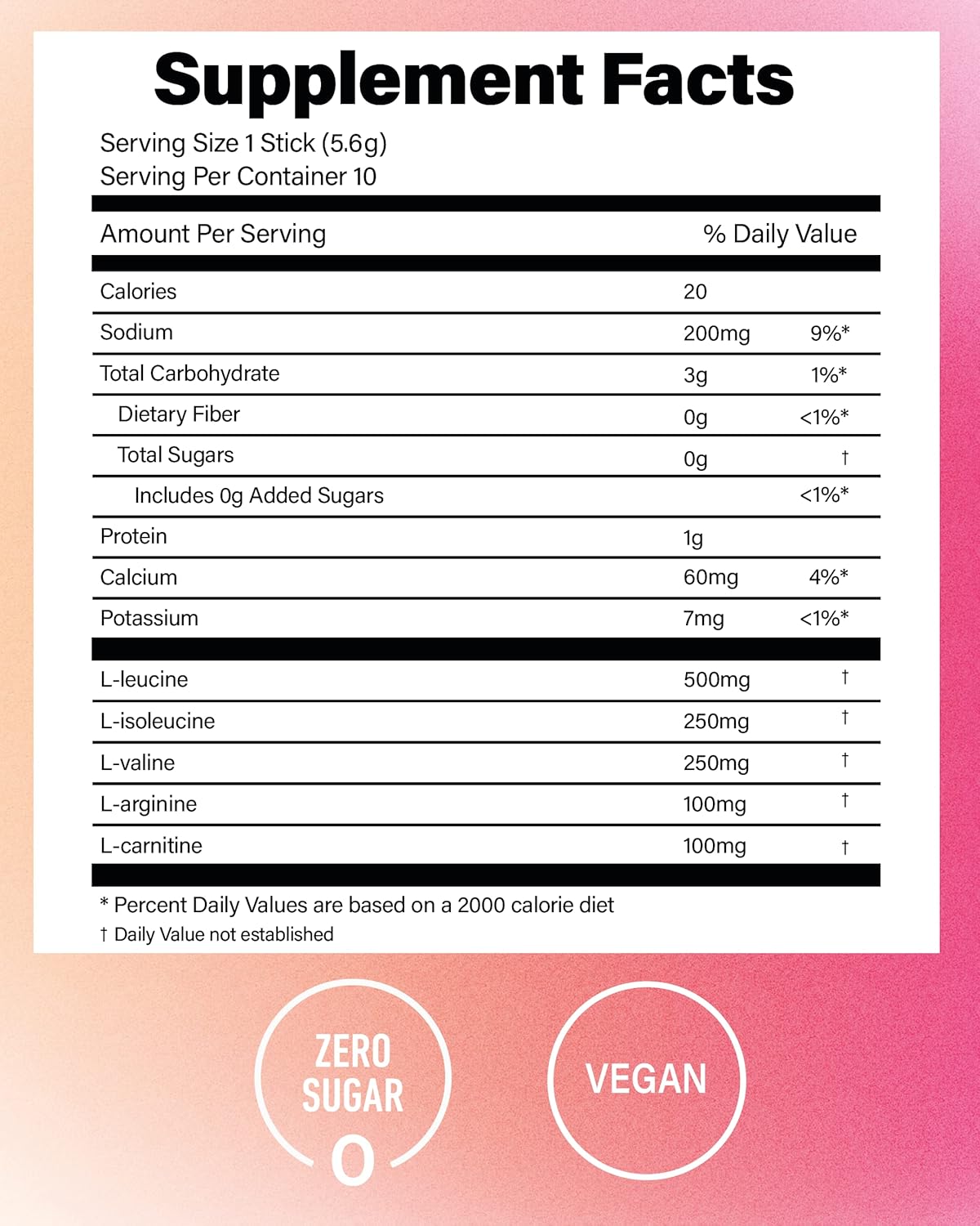 AMOREPACIFIC VITALBEAUTIE Waterplus Active - Vegan Electrolyte Drink Mix with BCAA, L-Arginine, L-Carnitine, and Calcium - 10 Sticks (Grapefruit & Hibiscus)