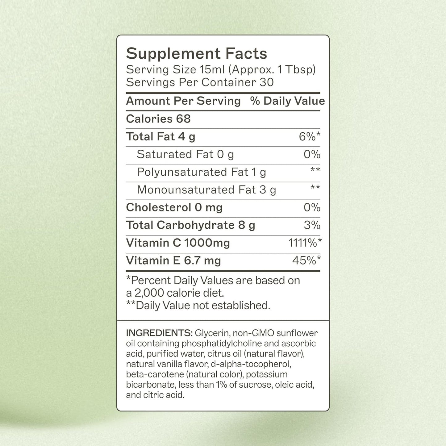 Amy Myers MD Liposomal Vitamin C Liquid 1000mg - High Absorption Ascorbic Acid Supplement - Immune Support & Collagen Boost - Non-GMO - 1 Month Supply - 16 Fl Oz
