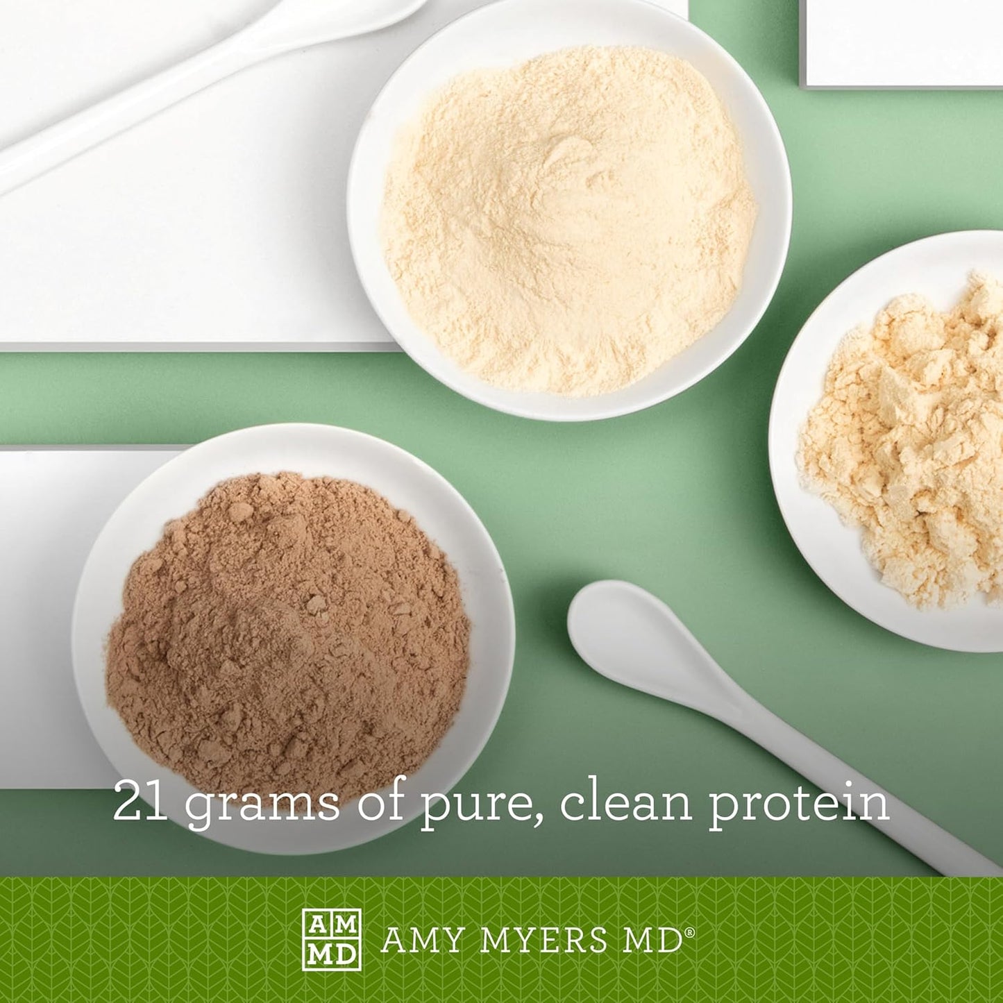 Amy Myers MD Pure Paleo Double Chocolate Protein Powder - Grass Fed, Pasture Raised, Hormone-Free, Non-GMO, Gluten & Dairy-Free - Ideal for Keto & Paleo - 33.02 oz