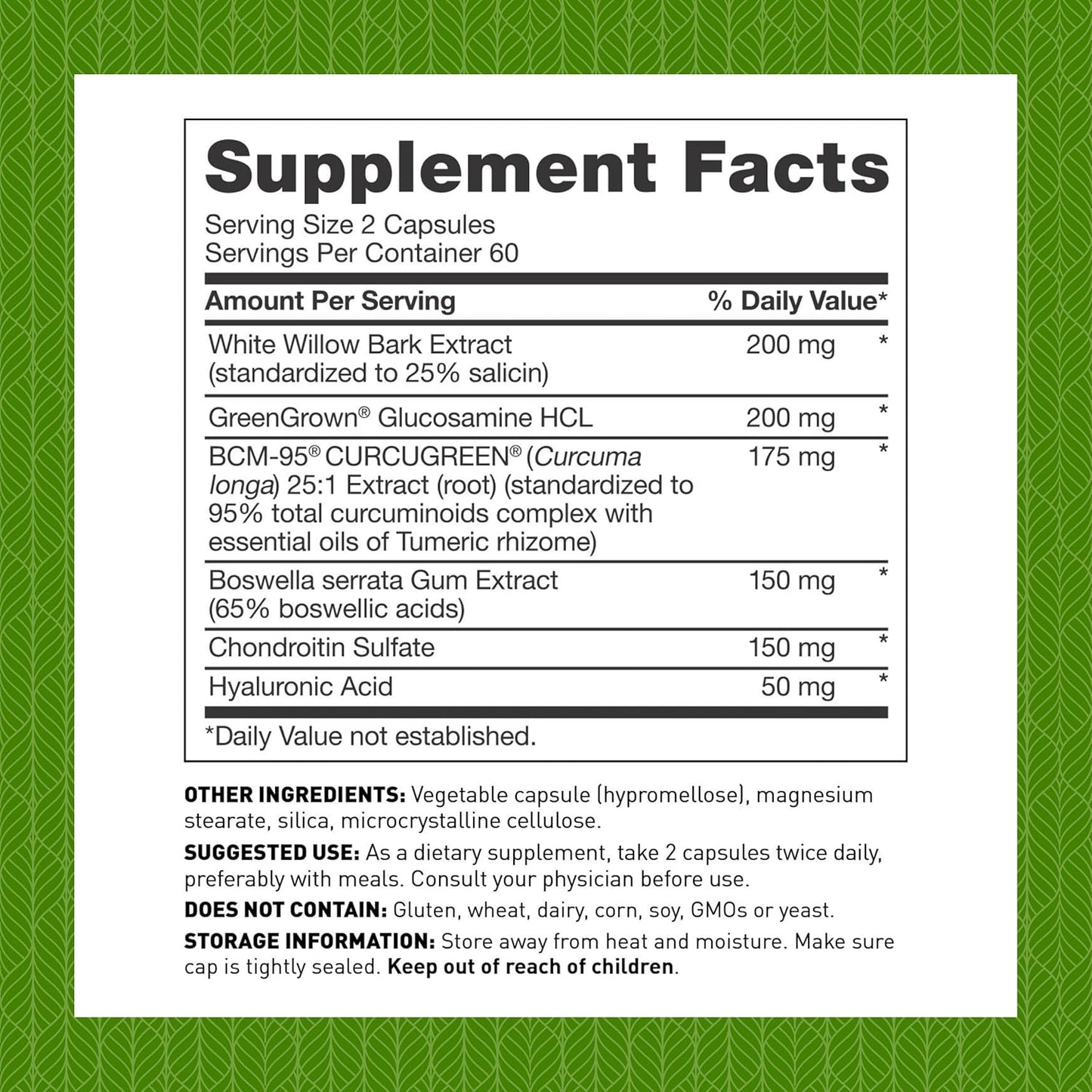 Amy Myers MD SynoComplete Health Support Supplement - Glucosamine HCL + Chondroitin Turmeric - Boswellia Serrata, BCM-95 Turmeric Extract, Hyaluronic Acid - 120 Capsules