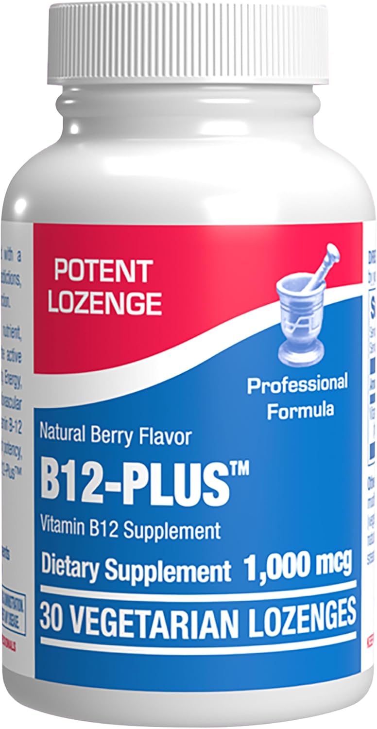Anabolic Laboratories Methylcobalamin B12 1000mcg Sublingual Lozenges - Energy & Nerve Support for Men & Women - 30 Berry Flavored Count