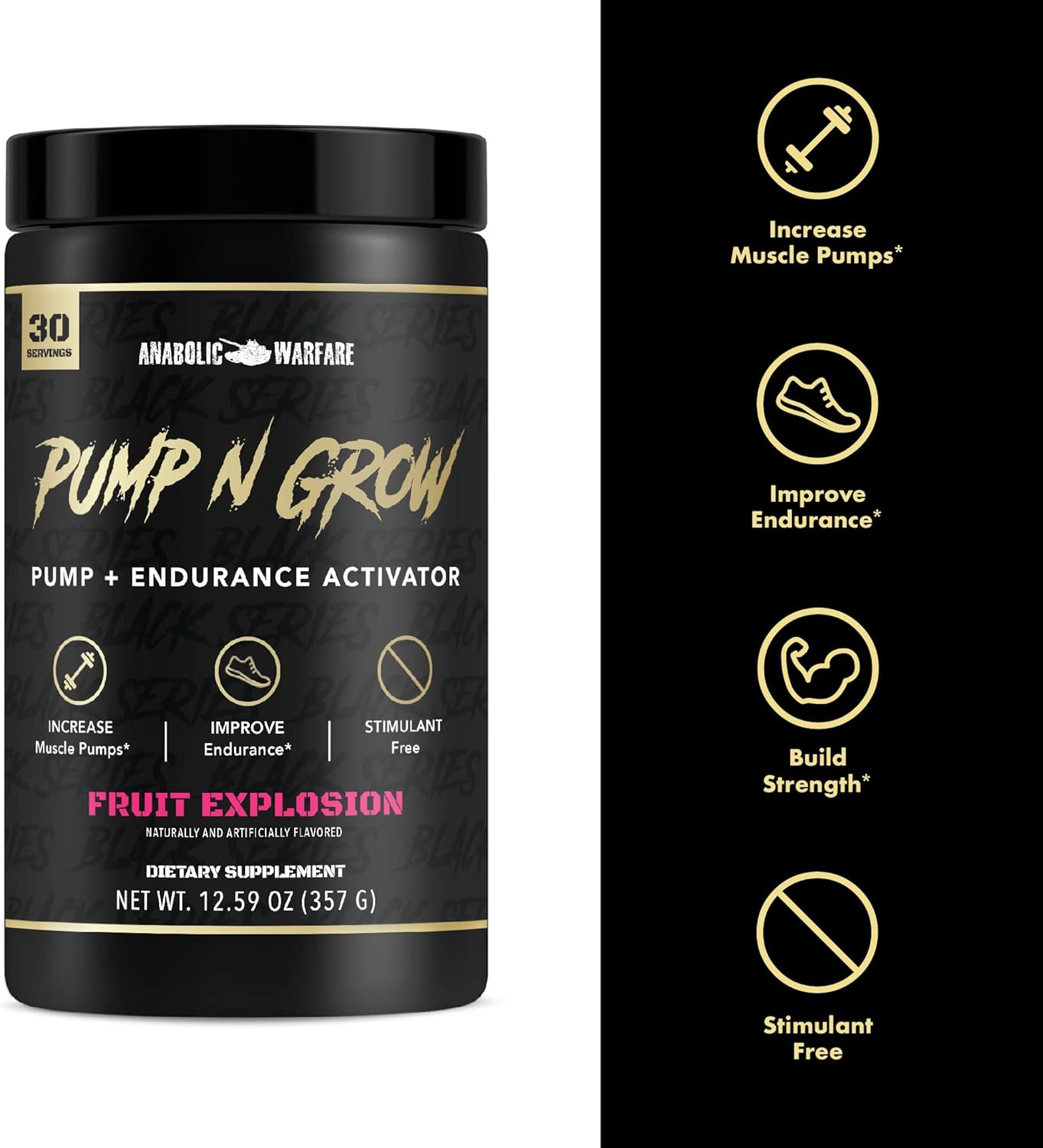Anabolic Warfare Creatine Monohydrate: Advanced Pump & Endurance Activator with Anabolic Recovery Amino Acids