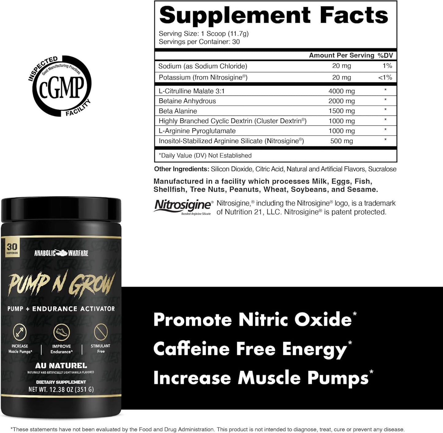 Anabolic Warfare Creatine Monohydrate: Advanced Pump & Endurance Activator with Anabolic Recovery Amino Acids