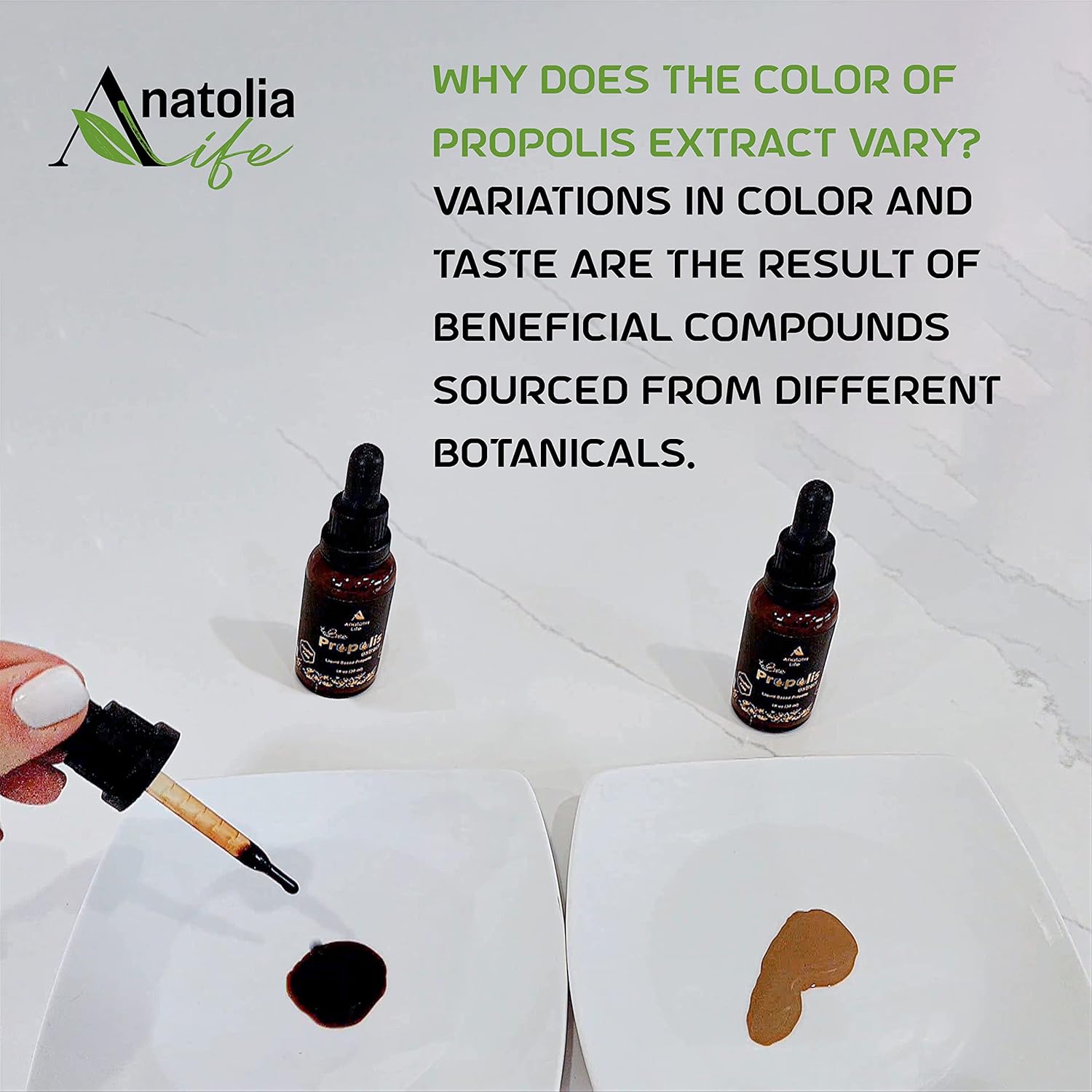 Anatolia Life Bee Propolis Extract 30mL - Liquid Immune System Booster & Defense - High Potency Herbal Supplement (2 Pack)