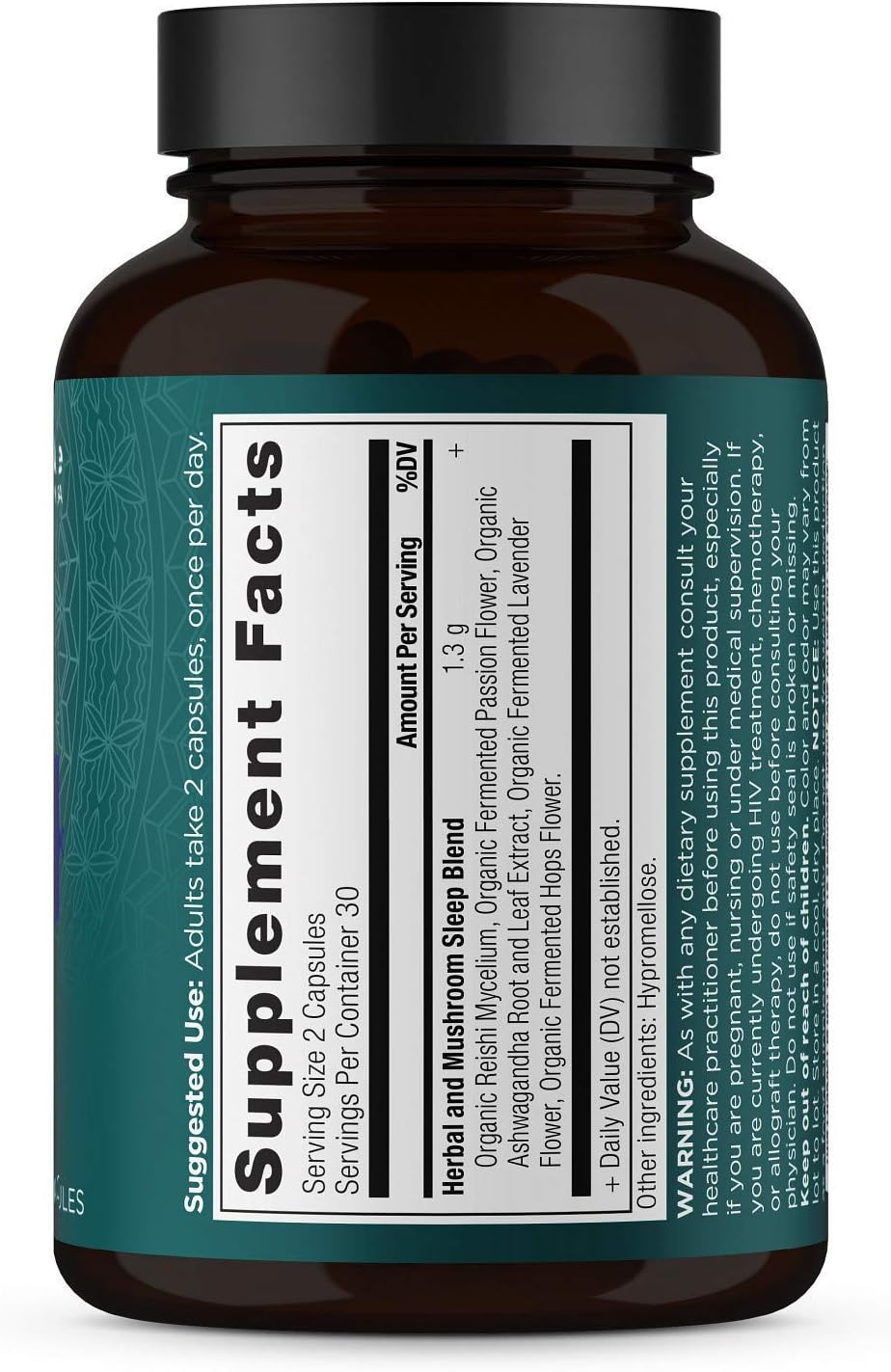 Ancient Nutrition Ashwagandha Capsules for Stress, Sleep Support, Mental Relaxation - Gluten Free, Paleo & Keto Friendly - 60ct