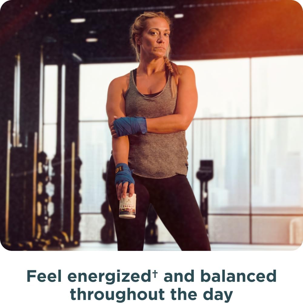 Ancient Nutrition Cherry Limeade Clean Energy Powder - Supports Healthy Energy, Cognitive Health, Mental Alertness, Focus - 30 Servings