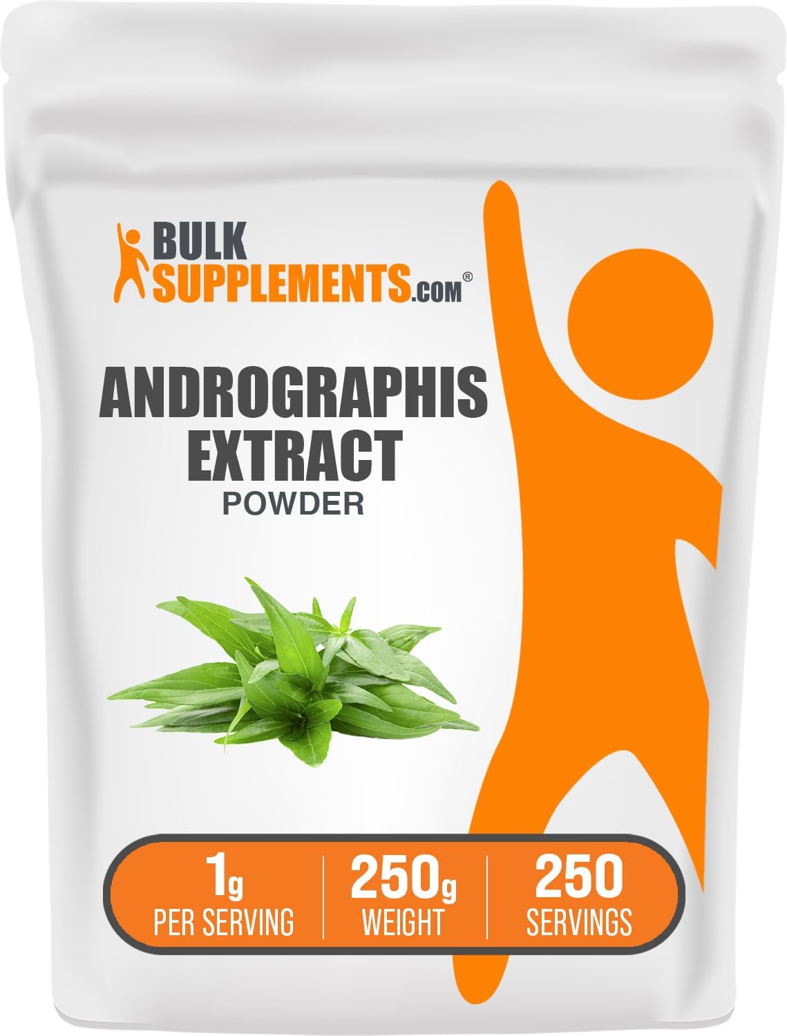 Andrographis Paniculata Extract Powder - Herbal Supplement, Gluten Free, 1000mg per Serving - 250g (8.8 oz) (1 Pack)