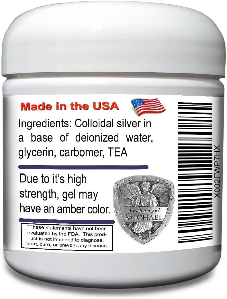 Angels Lab Colloidal Silver Gel 4 oz - Skin Soothing Gel