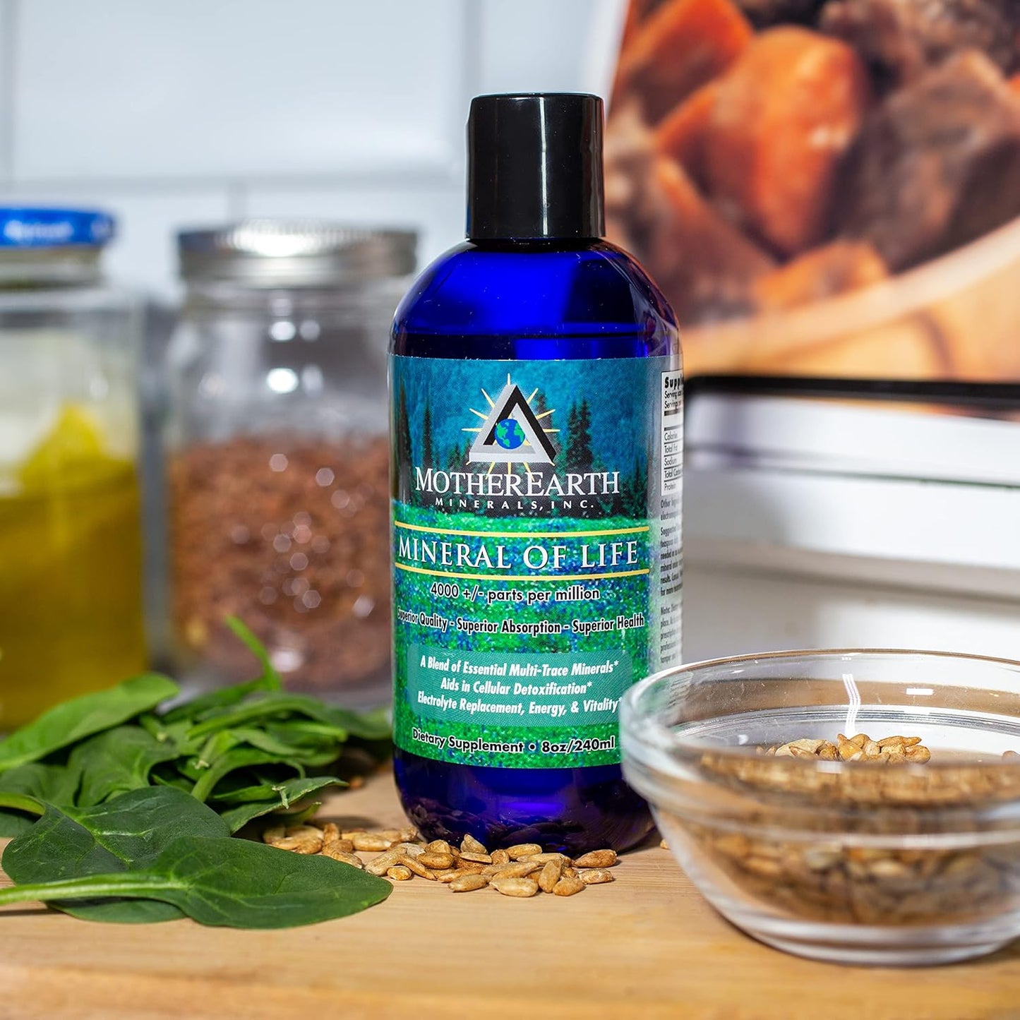 Angstrom Minerals 8 Ounce - Mother Earth Minerals, Essential Mineral Supplement
