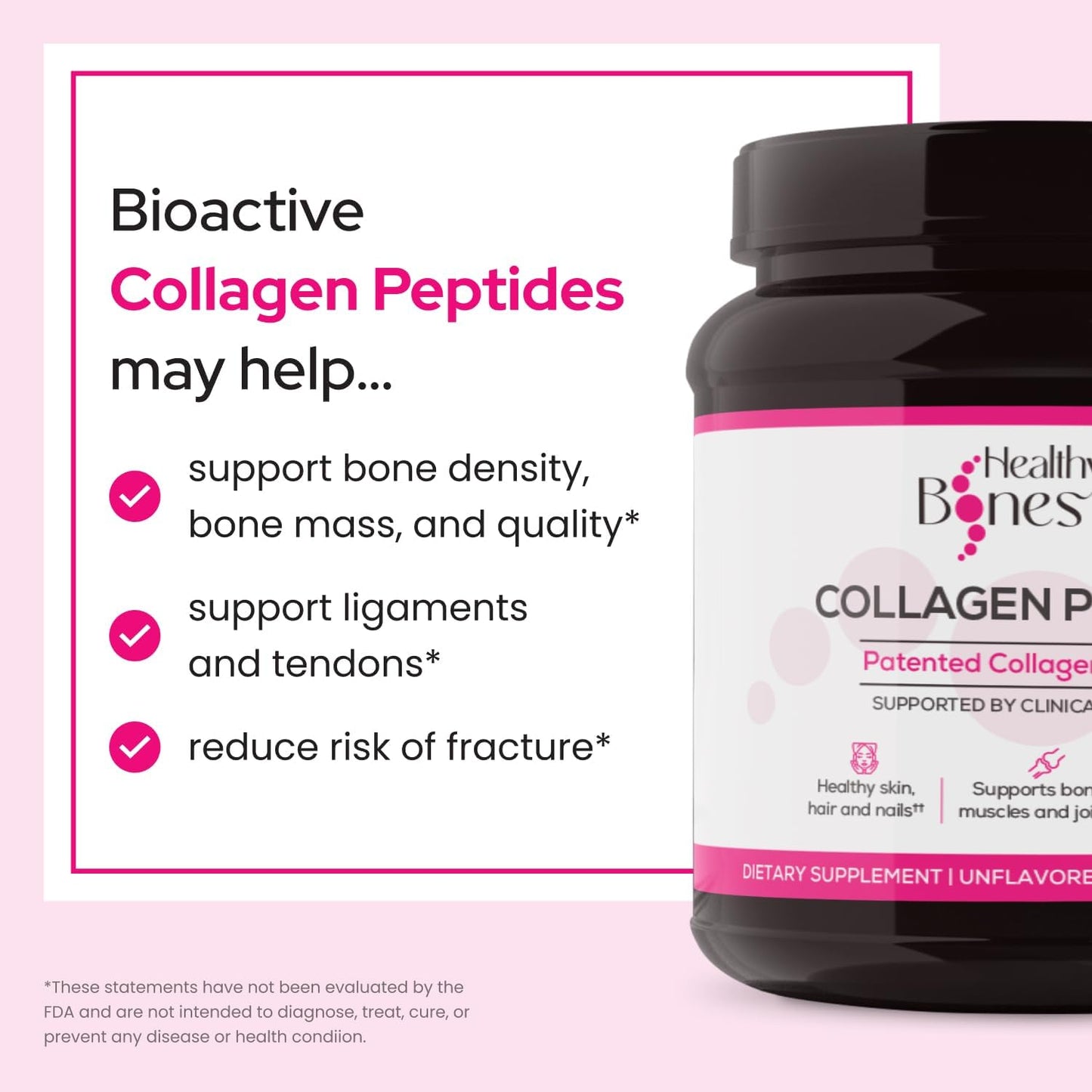 Annatrol Bone Support with FORTIBONE Collagen Peptides - Complete Support for Bone, Joints, Skin, Hair, Nails & Metabolism | 1 Month Supply (390g Tub)