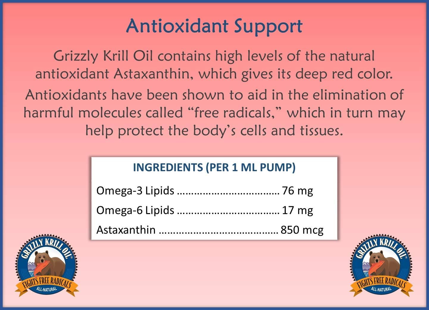 Antarctic Krill Oil Dog Supplement with Omega 3 Fatty Acids, 4 oz