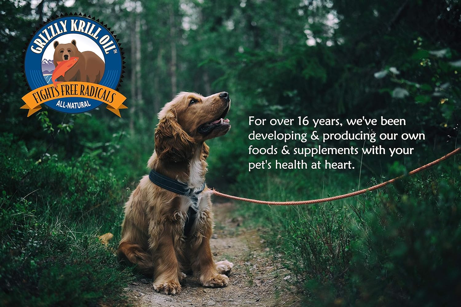 Antarctic Krill Oil Dog Supplement with Omega 3 Fatty Acids, 4 oz