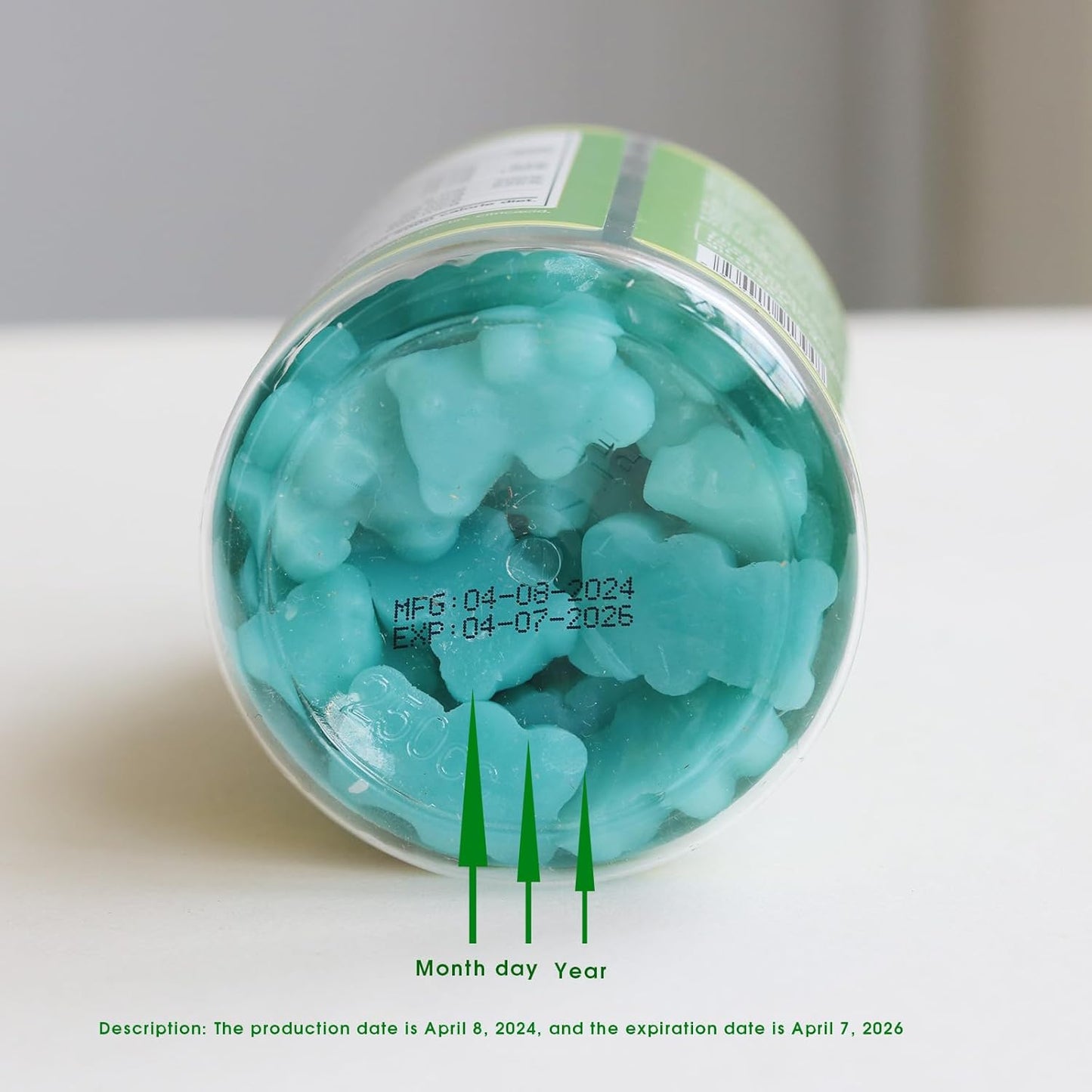 Anti-Aging Lemon Gummies with Skin Rejuvenation, Anti-Wrinkle & Firmness Support - 60 Count