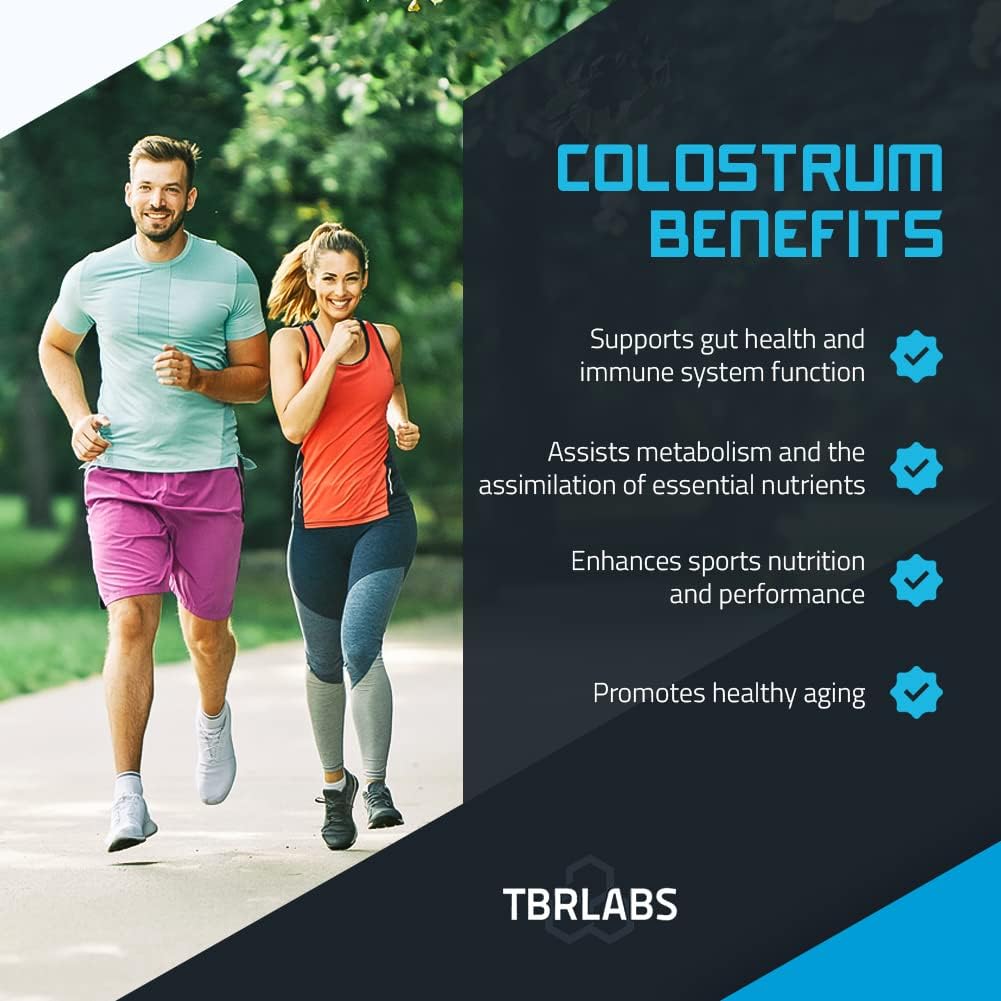 Antibiotic and Hormone Free Bovine Colostrum Capsules - 180 Count - USA Sourced - All Natural - First Milking - BoostGo Australia