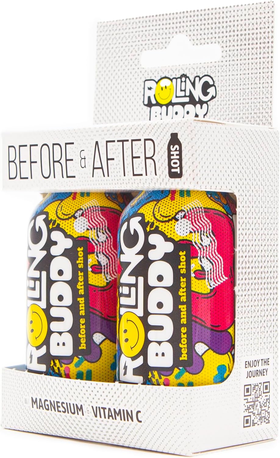 Antioxidant Recovery Shot for Rave Safety and Jaw Clench Relief - Essential Vitamins for Pre and Post Rave Protection - No 5HTP - 2-Pack