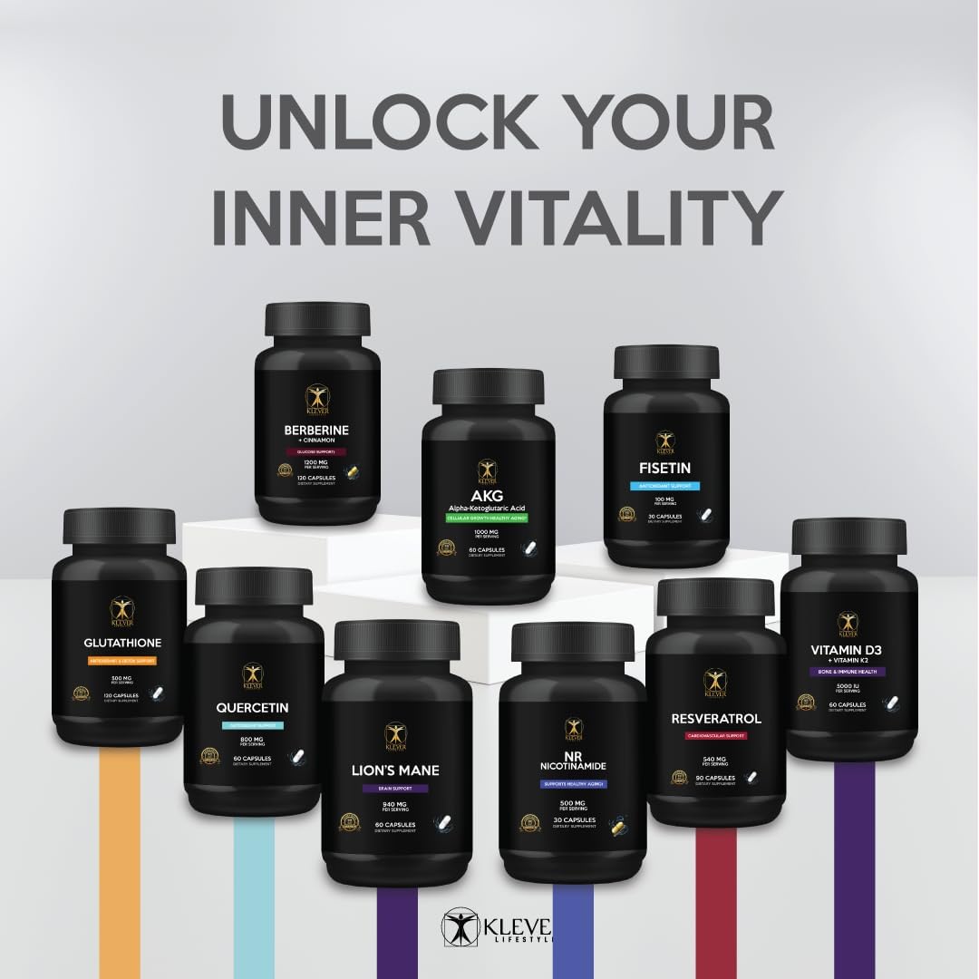 Antioxidant Rich Quercetin with Bromelain Supplement for Brain Health - 60 Capsules, 800mg per Serving