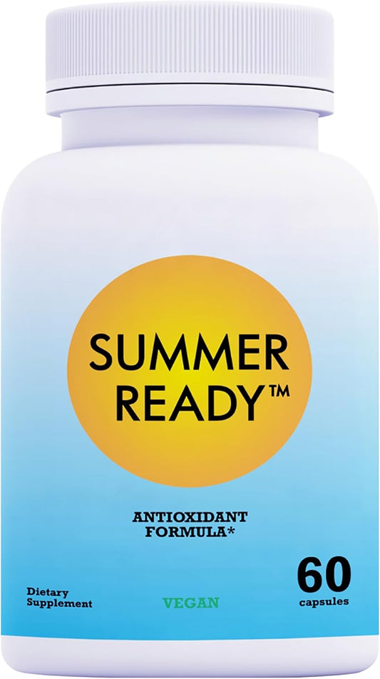 Antioxidant-Rich Skin Care Capsules with Vitamin B3 and Fern Extract for Summer-Ready Skin