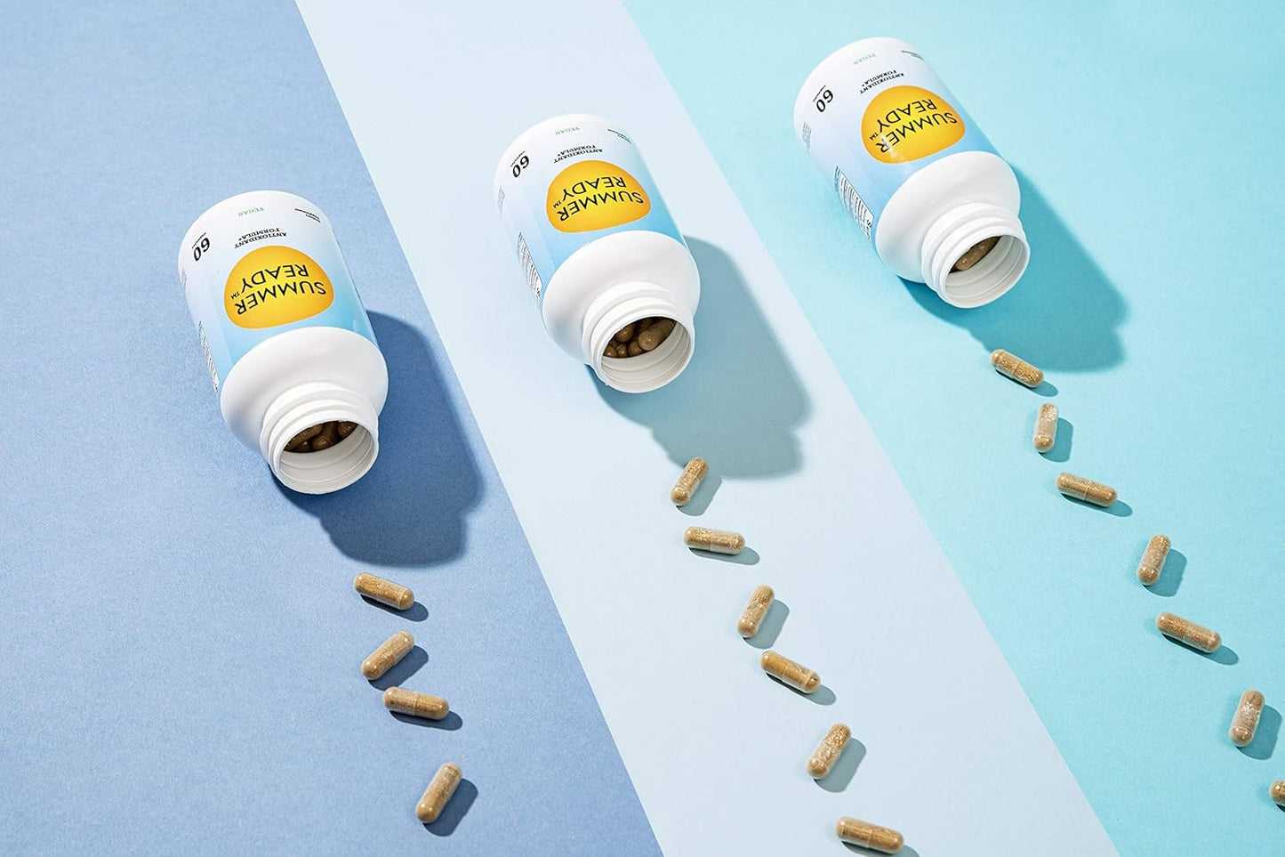 Antioxidant-Rich Skin Care Capsules with Vitamin B3 and Fern Extract for Summer-Ready Skin