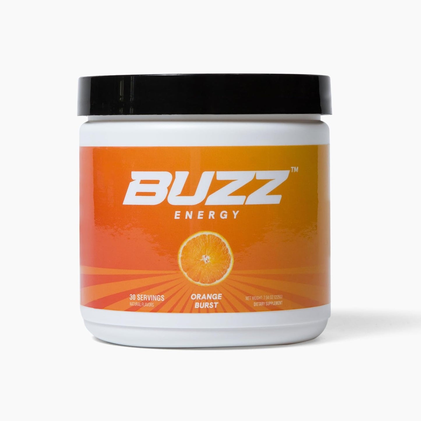 Antioxidant-Rich Sugar-Free Energy Drink Powder for Morning Boost & Sports Nutrition - 30 Servings, Orange Burst - 8 Ounces