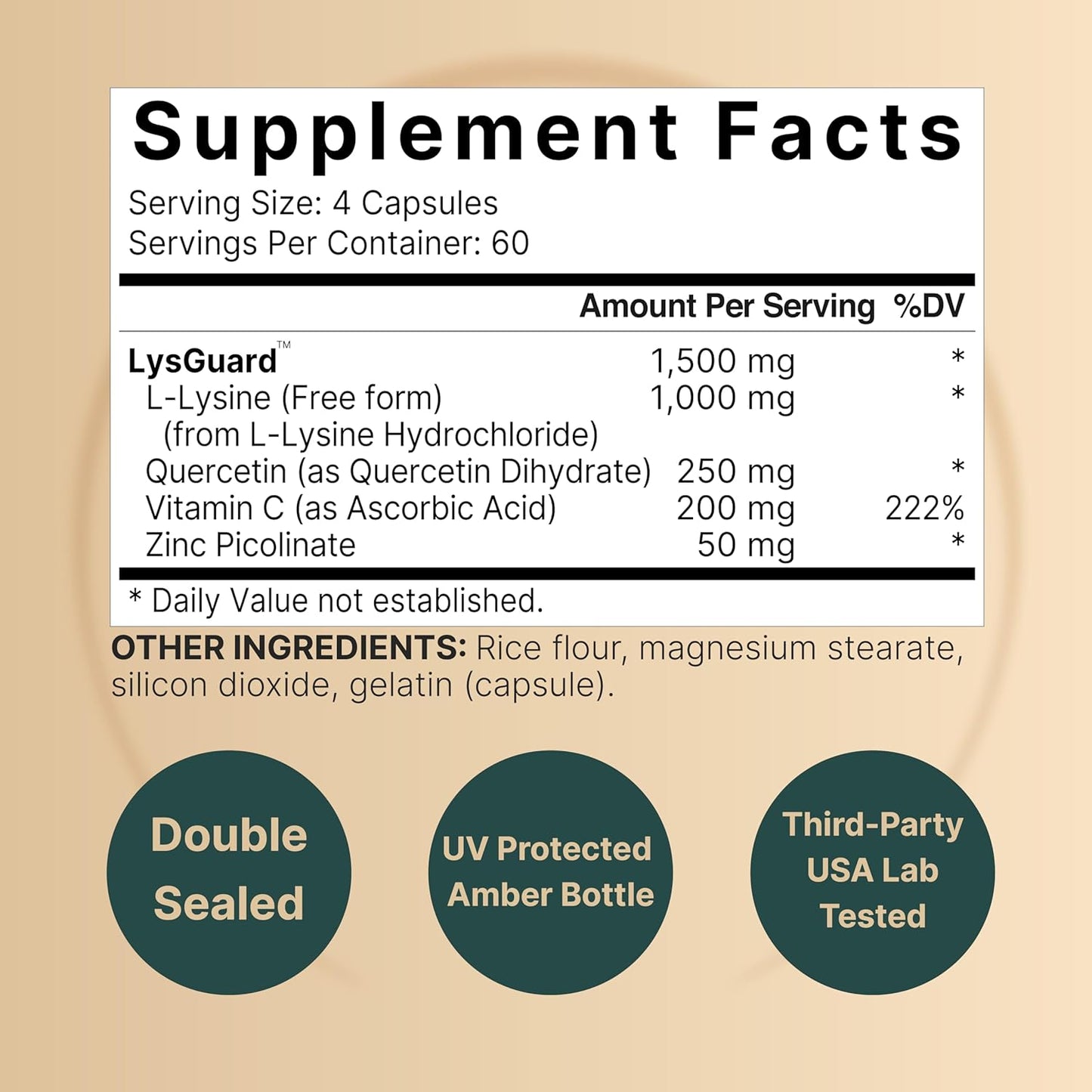 Antioxidant Superfood Bundle: NatureBell Moringa Oleifera 8000mg & L-Lysine 1000mg Capsules - Free Form Amino Acids - L Lysine Complex - BoostGo Australia
