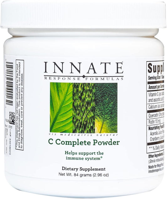 Antioxidant Vitamin C Powder Supplement for Immune Support - Vegetarian, Non-GMO - 2.96 Oz. (30 Servings)